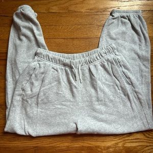 Grey sweats
